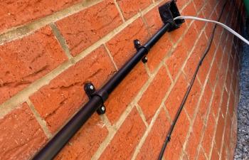 Outdoor conduit installation in Darlington