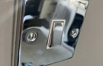 Chrome Single Light Switch